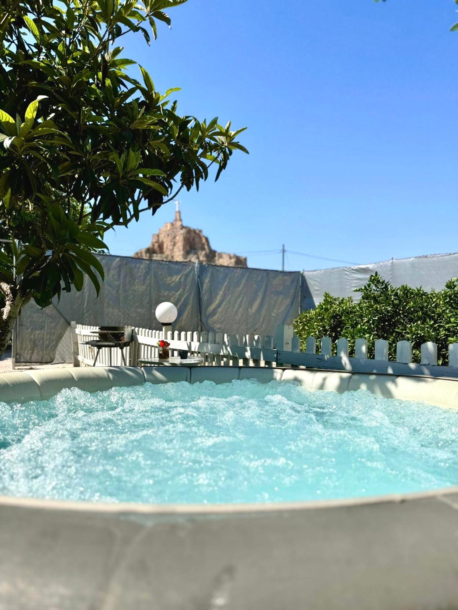 Tiny House Deluxe Para Escapada Con Jacuzzi Murcia Eksteriør billede